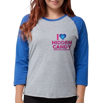 I Heart Hidden Candy - Women's Baseball Shirt